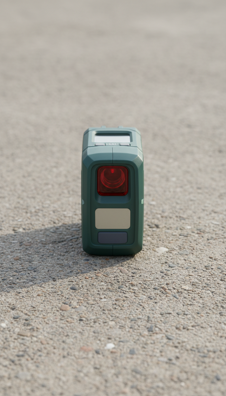Compact Laser Measurer Site-Ready Polymer Shell