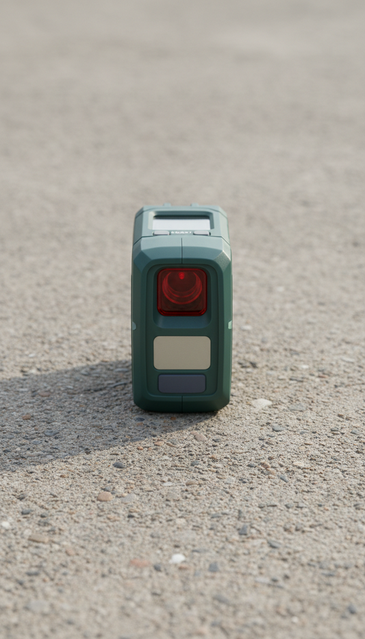 Compact Laser Measurer Site-Ready Polymer Shell